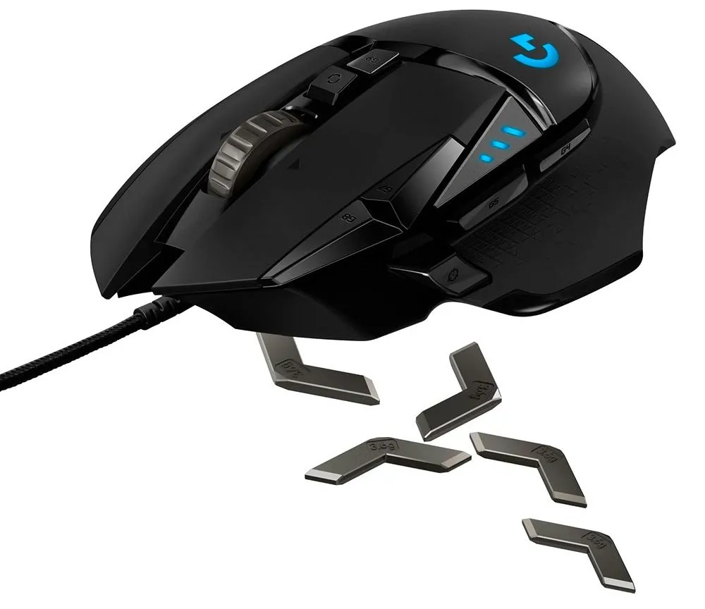 Gaming Mouse Logitech G502 Hero, Negru/Alb