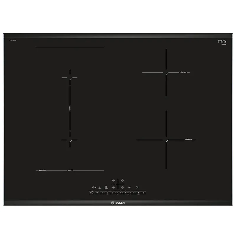 Plită cu inducție Bosch PVS775FC5E, Negru