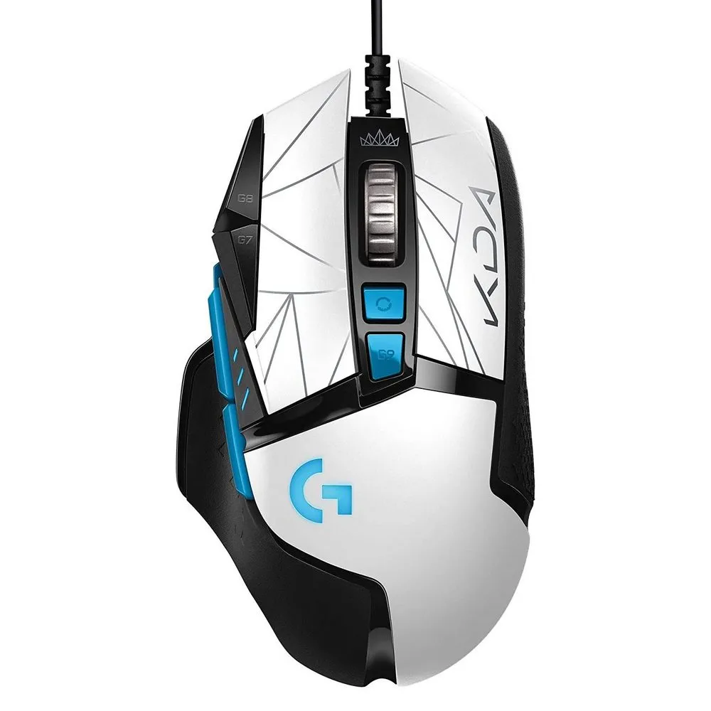 Gaming Mouse Logitech G502 Hero, Negru/Alb
