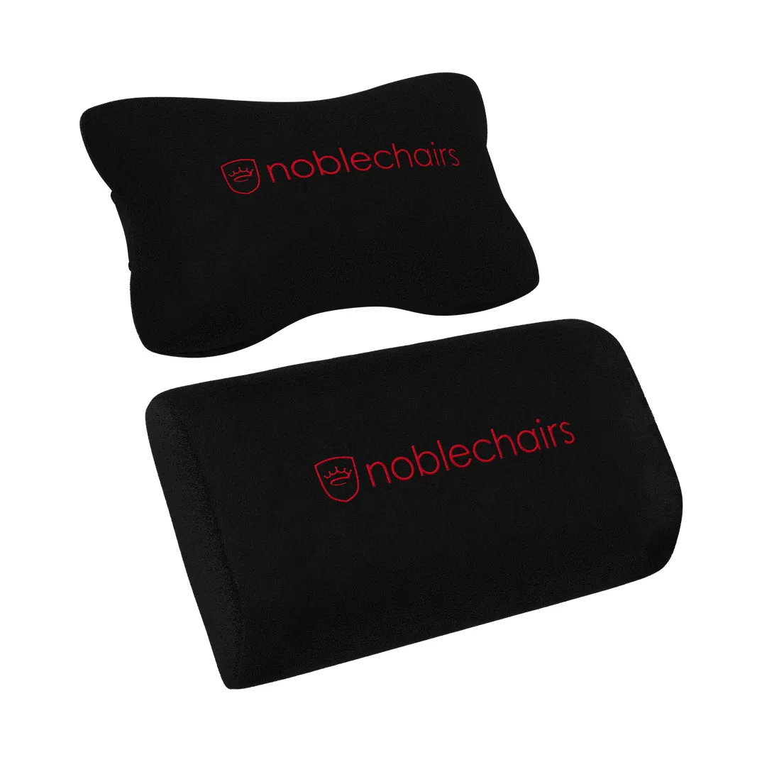Scaun Gaming Noblechairs Hero, PU Piele, Negru/Rosu