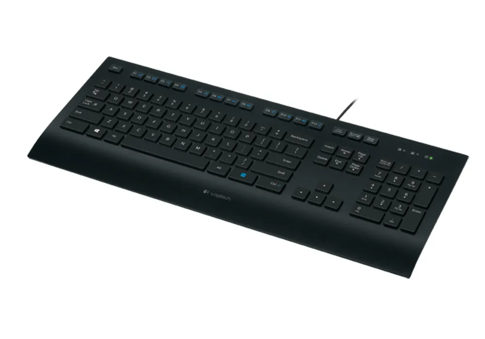 Tastatură Logitech K280e, Cu fir, Negru