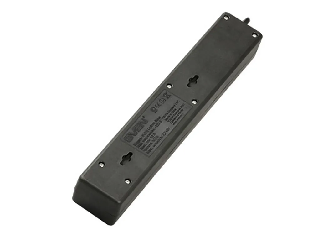 Prelungitor electric SVEN Optima Base, 5 Prize, 1,8m, Negru