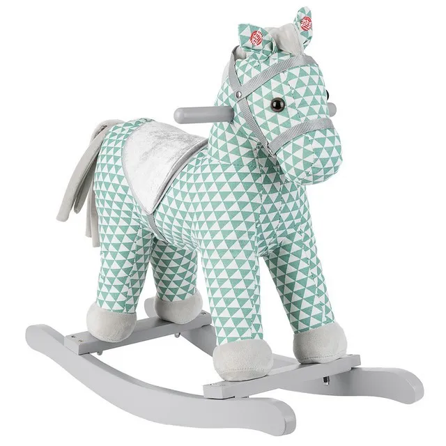 Scaun balansoar pentru copii Kikka Boo Horse, Verde