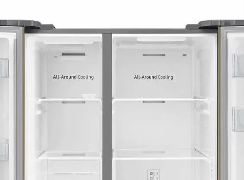 Frigider Samsung RS61R5001F8/UA, Auriu