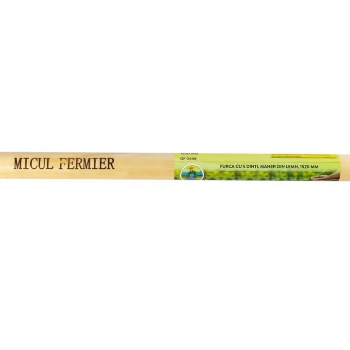 Furca din metal cu maner din lemn Micul Fermier 1520mm