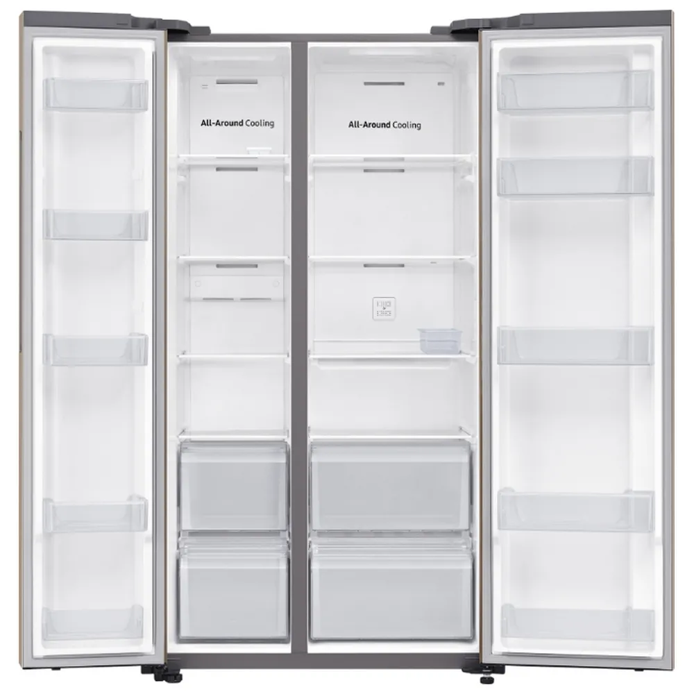 Frigider Samsung RS61R5001F8/UA, Auriu