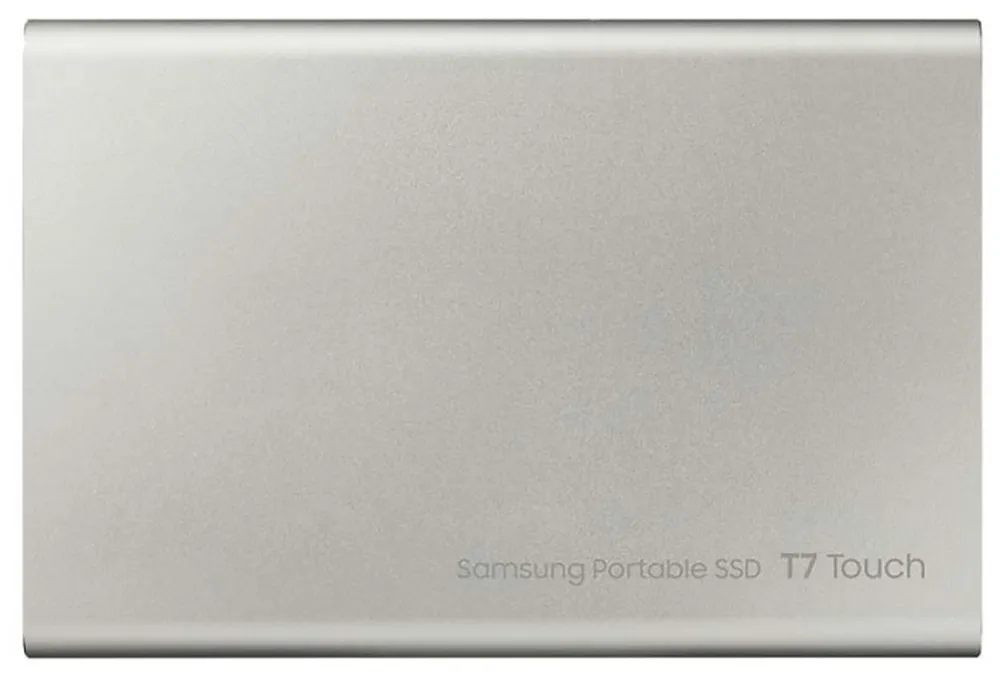 SSD portabil extern Samsung Portable SSD T7 Touch,  2 TB, Argintiu (MU-PC2T0S/WW)
