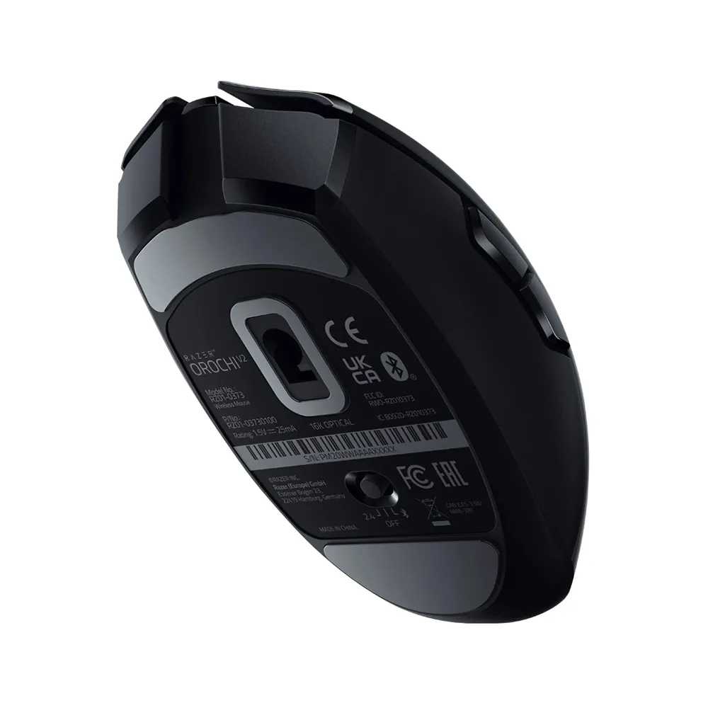 Wireless Gaming Mouse Razer Orochi V2, 18к dpi, 6 buttons, 40G, 450IPS,Mec.SW, 60g, 2.4gHz/BT, Black