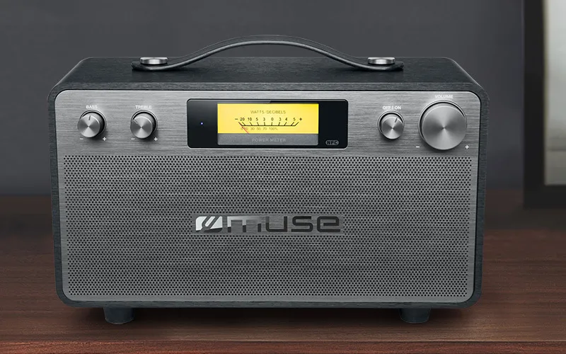 Difuzoare pentru casă fără fir MUSE M-670 BT, Negru