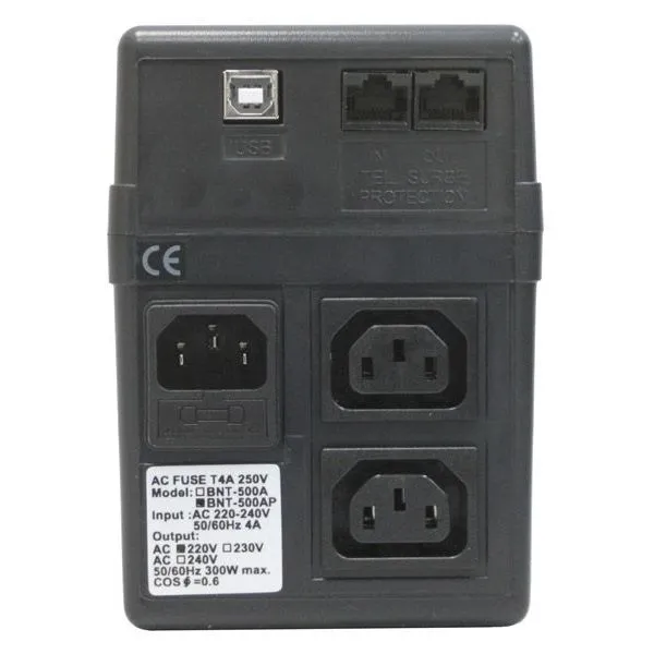 Sursă de alimentare neîntreruptibilă PCM BNT-800AP , Linear-interactiv, 800VA, Turn