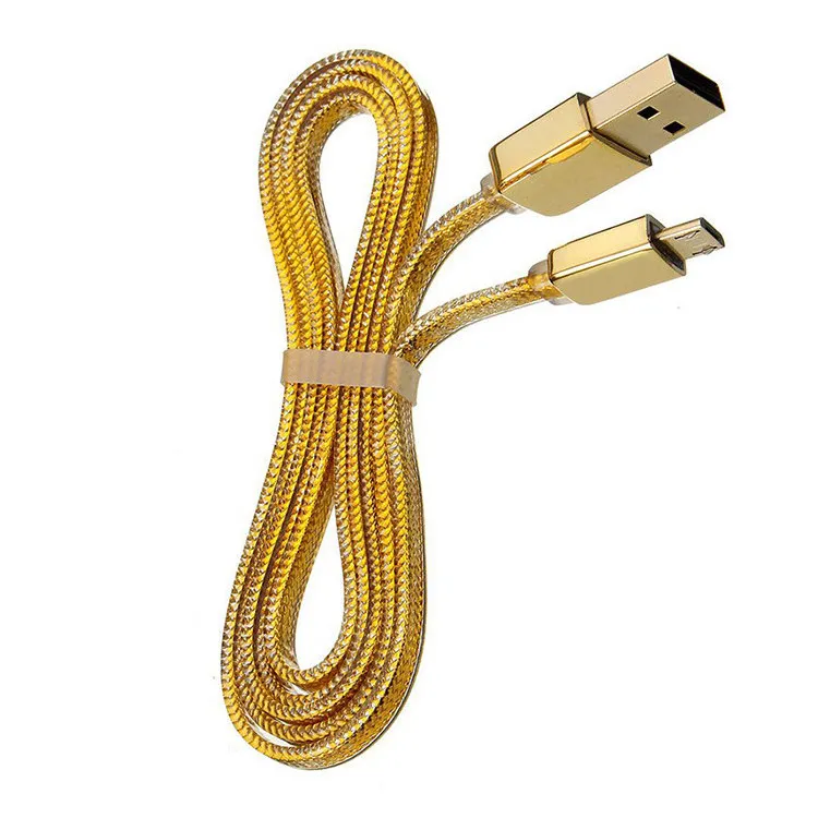 Cablu încărcare și sincronizare Remax RC-016m, USB Type-A/micro-USB, 1m, Auriu