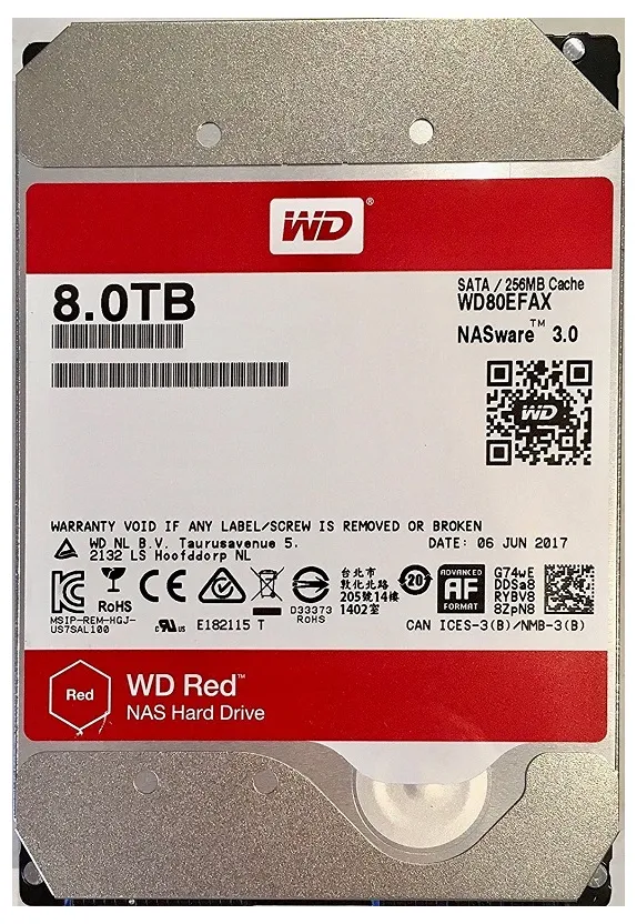 Unitate HDD Western Digital WD Red, 3.5",  8 TB <WD80EFAX>