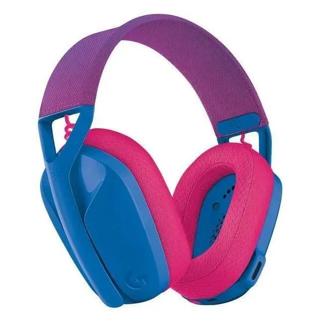 Căști gaming Logitech G435, Fără fir, Albastru/Roz