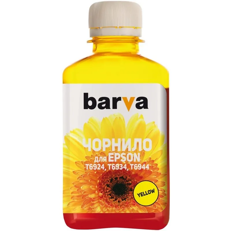Recipient de cerneală Barva T6931, 180ml, Galben