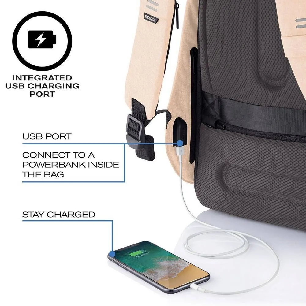 Rucsac pentru Laptop Bobby Hero Spring, 13.3", Poliester, Piersici