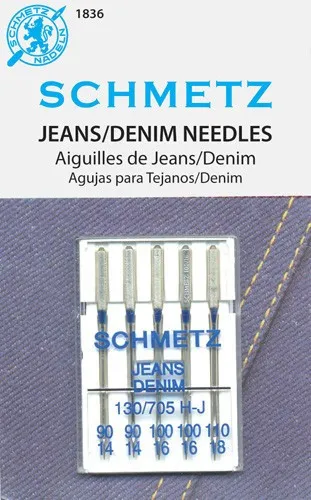 ACC Sewing Needles Set Schmetz 53001222 Nr.90/100/110 5 pcs.