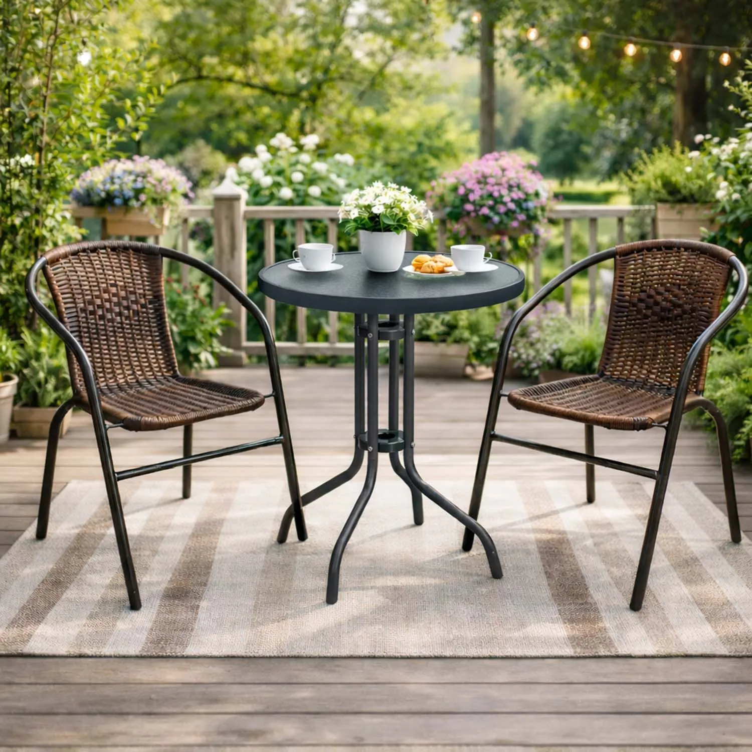 Set mobilier de gradina WALTZ BISTRO 60 (maro)