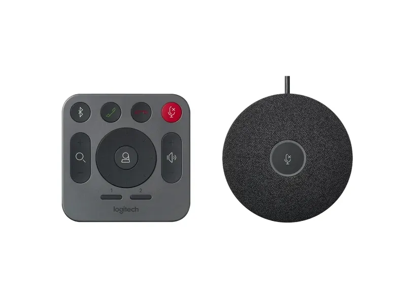 Cameră Web Logitech Rally Plus, UHD-4K, Negru