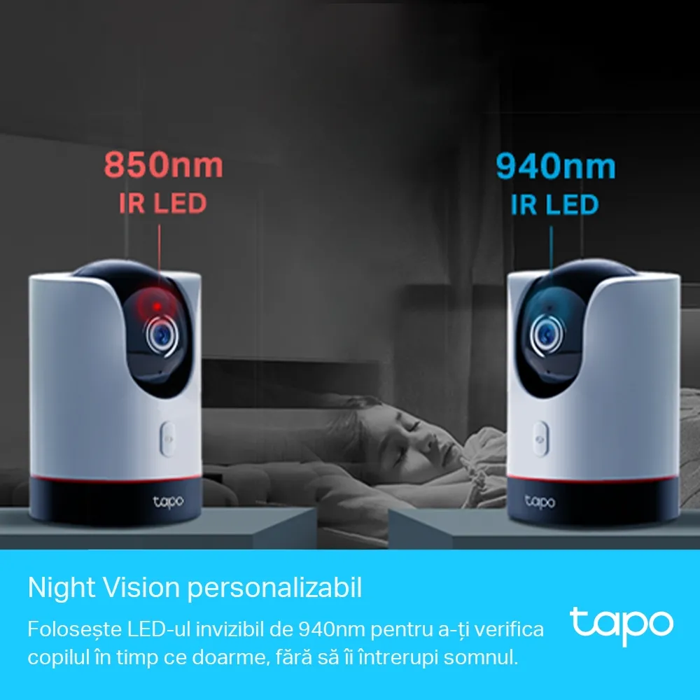 Camera de supraveghere Smart TP-LINK TAPO C225, Alb