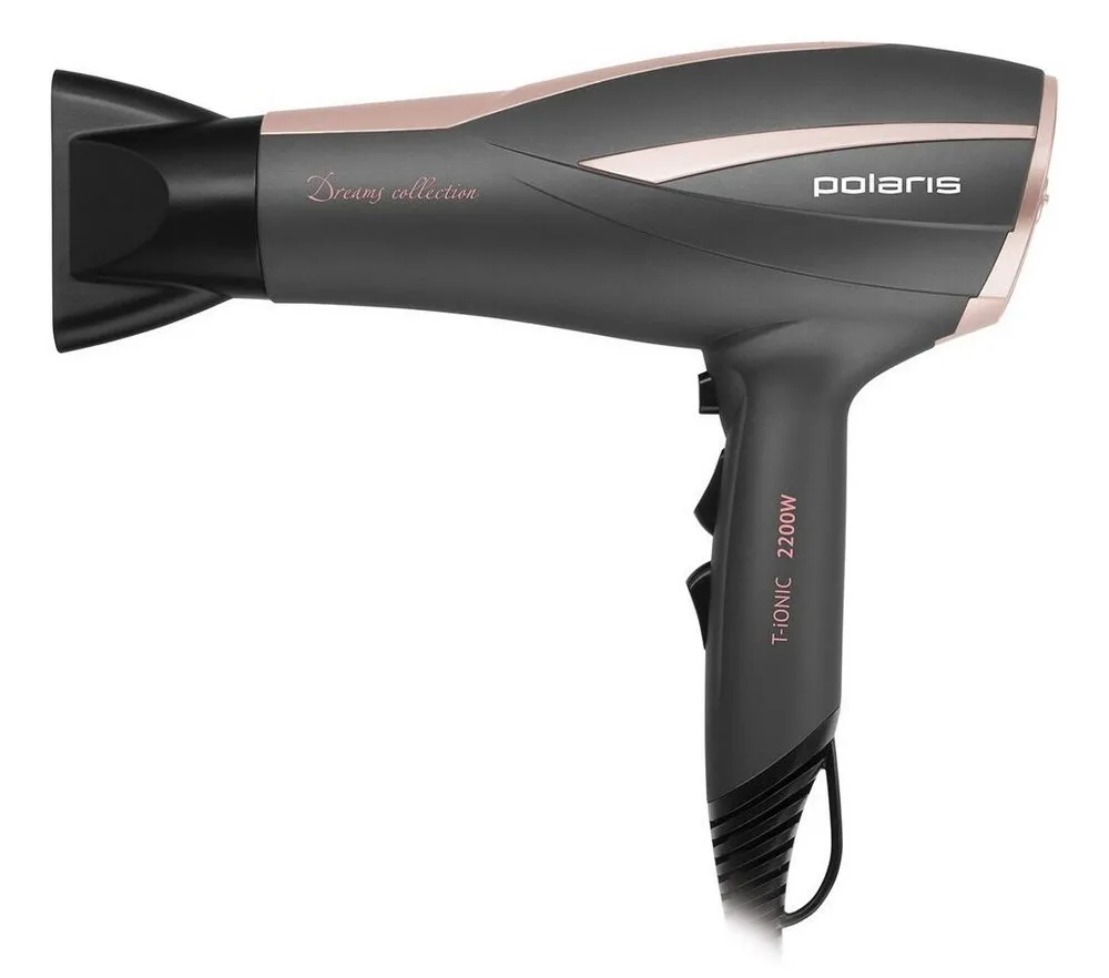 Uscător de păr Polaris PHD 2257TDi, 2200 W, Negru