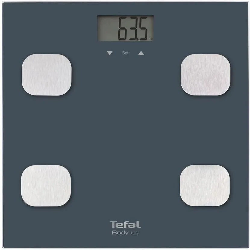 Cântar de podea Tefal BODY UP, Gri