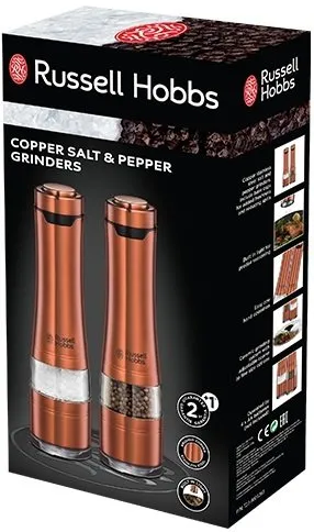Râșnița de sare și piper Russell Hobbs 28011-56, Bronz