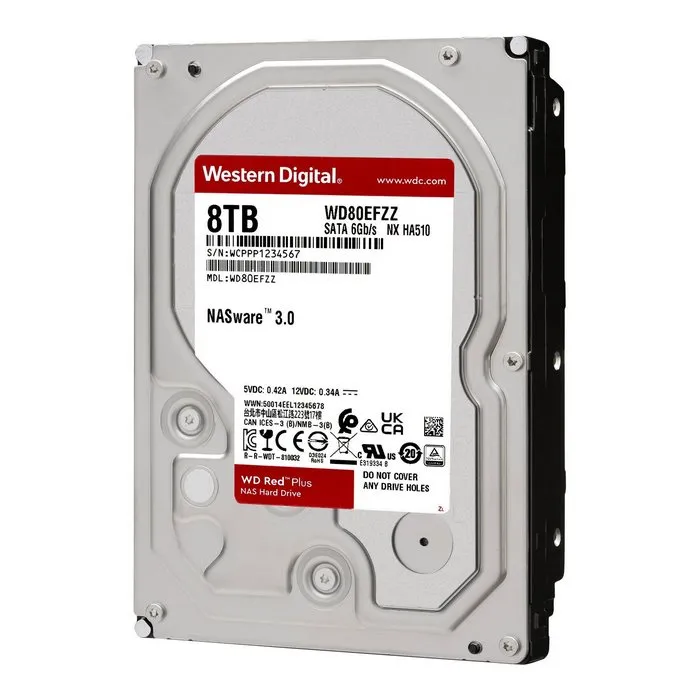 Unitate HDD Western Digital WD Red Plus, 3.5