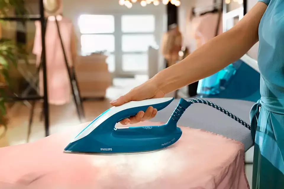 Fier de călcat cu generator de abur PHILIPS PSG7024/20, 2100W, Albastru