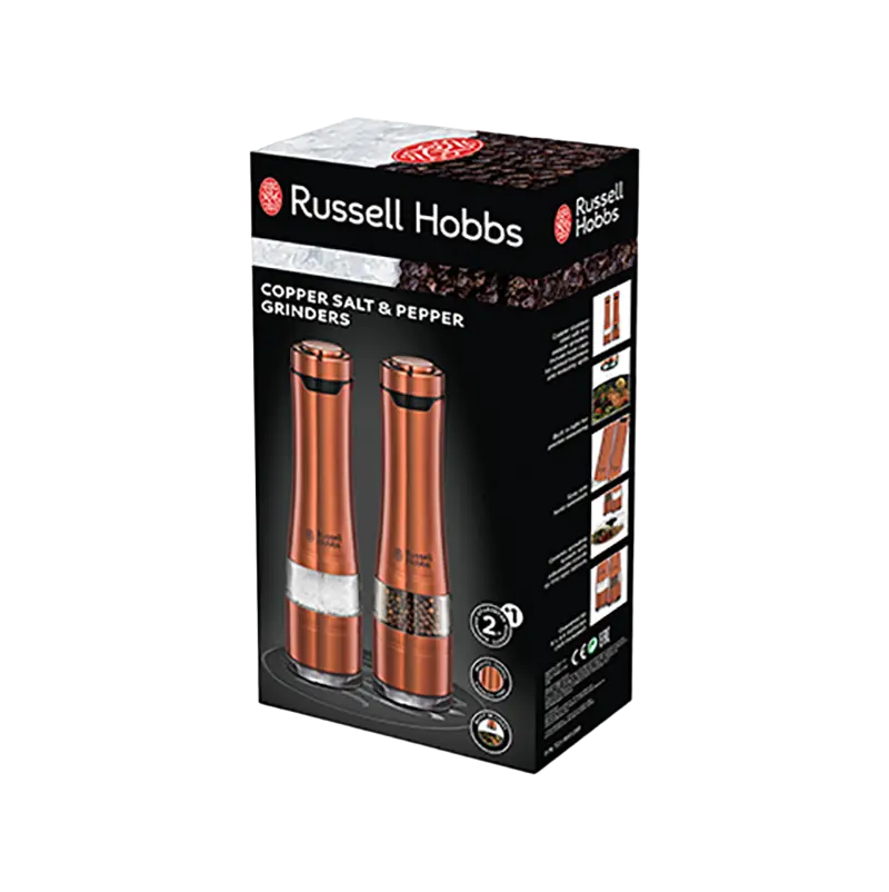 Râșnița de sare și piper Russell Hobbs 28011-56, Bronz