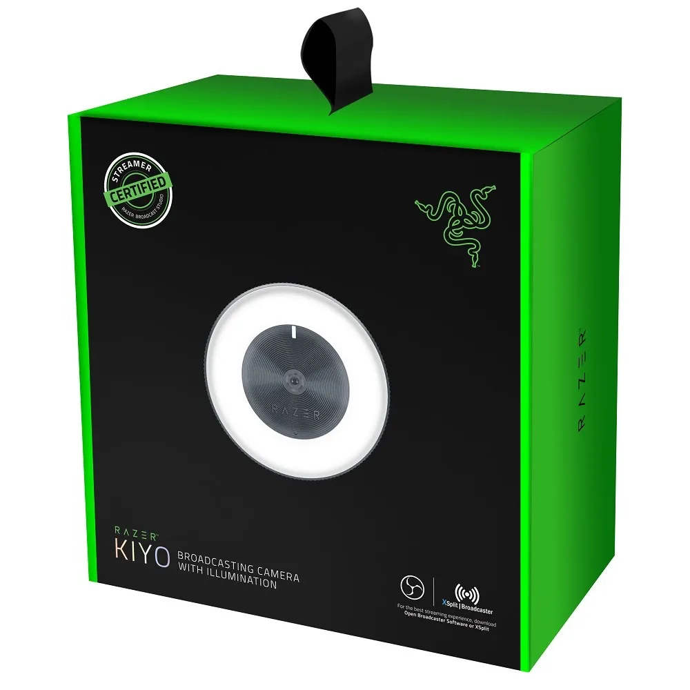 Cameră Web RAZER Kiyo, Full-HD 1080P, Negru