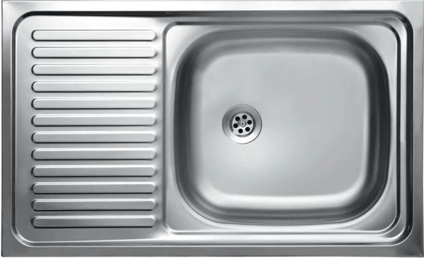 Chiuveta masca satin| inox SANITEC 50*80 - 0:4(430) S416D     