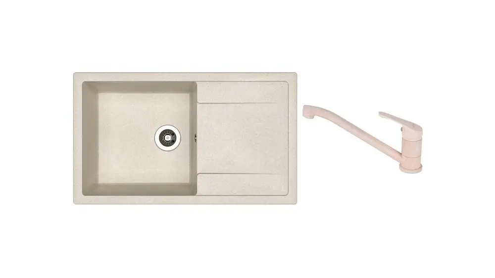 SET chiuveta Dr Gans Techno 860 + SanDonna F 1066 bej    