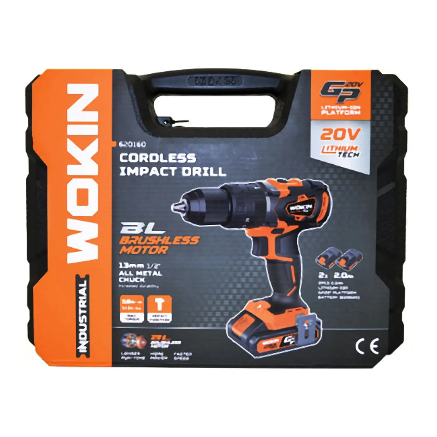 Masina de insurubat pe acumulator WOKIN 20V LI-ION