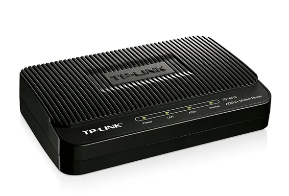 Modem ADSL TP-LINK TD-8816, ADSL/ADSL2/ADSL2 + până la 24 Mbps, Negru