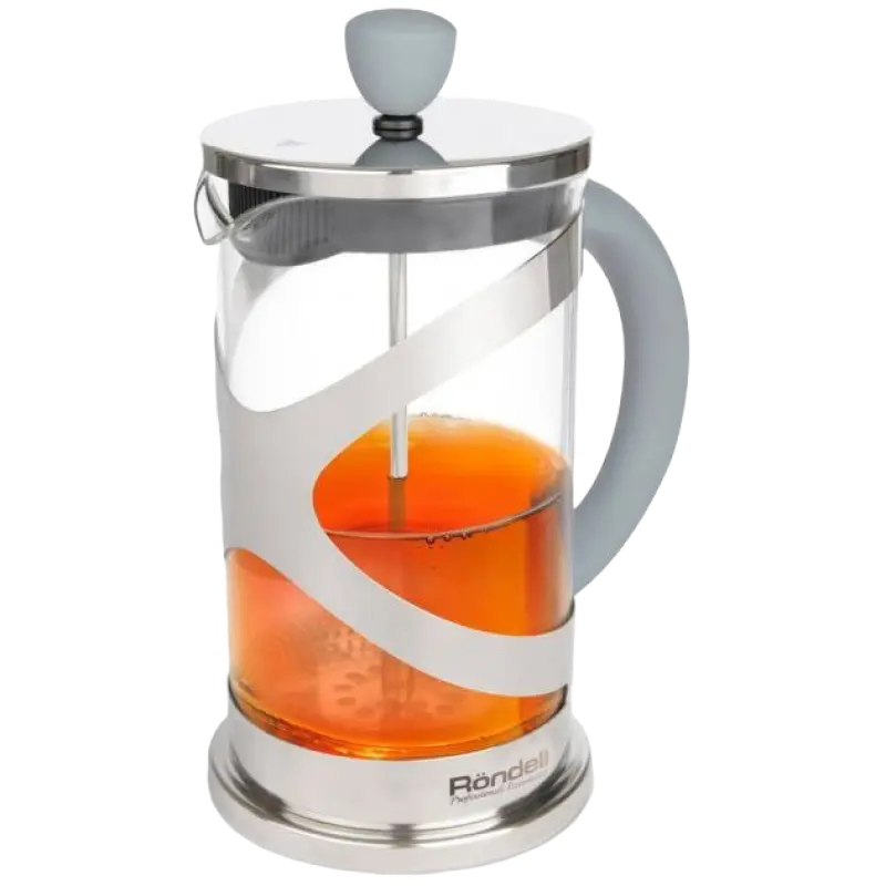 Cafetiera French Press Rondell RDS-839, 0,8L, Gri