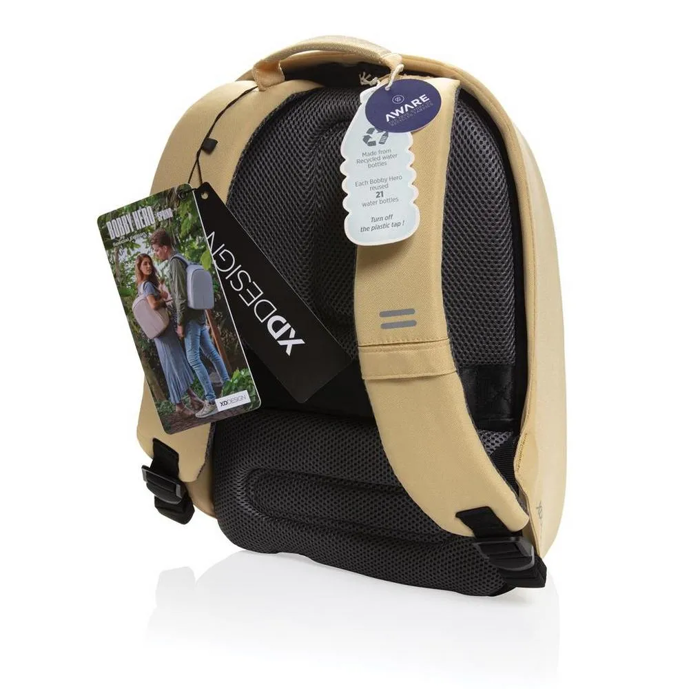 Rucsac pentru Laptop Bobby Hero Spring, 13.3", Poliester, Cafeniu