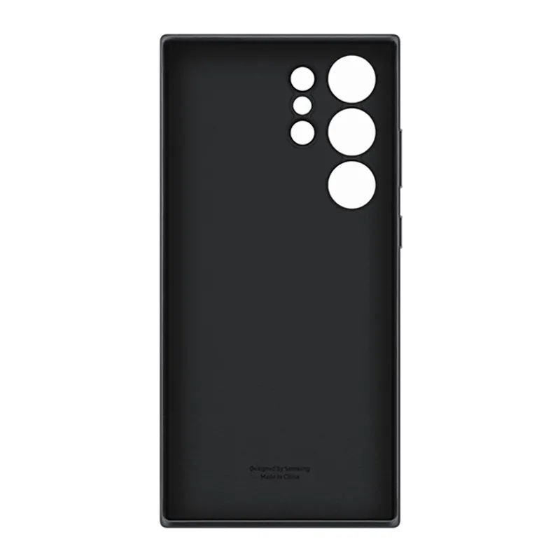 Husă Samsung Leather Cover for Galaxy S23 Ultra, Negru