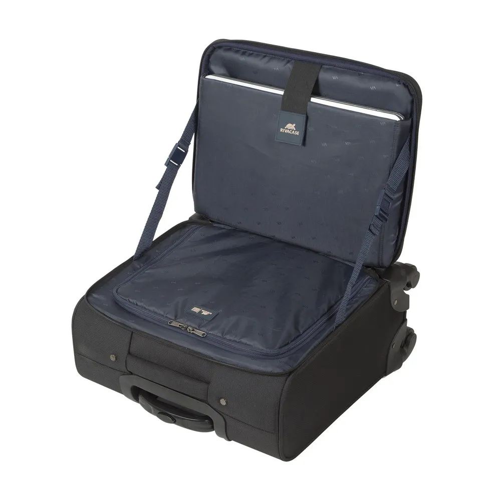 Valiză pentru bagaj RivaCase Tegel, 25L, Negru