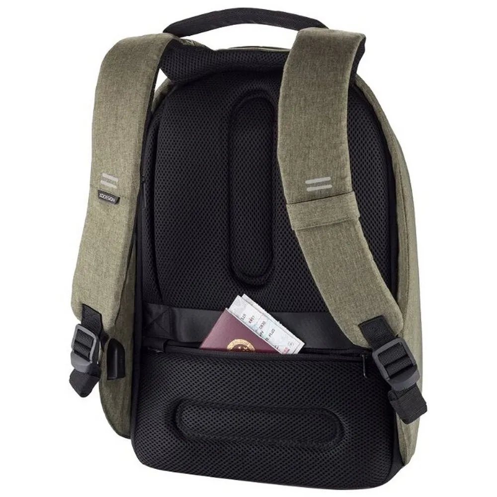 Rucsac pentru Laptop Bobby Hero Small, 13.3", Piele artificială, Negru