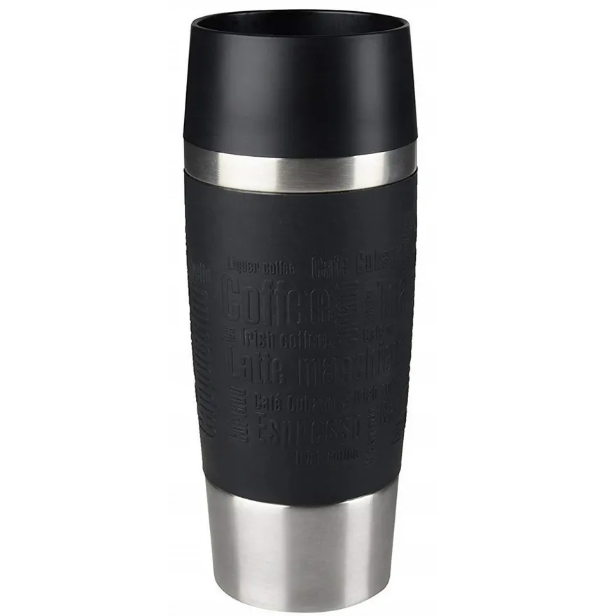 Cană termos Tefal K3081114, 0,36L, Negru