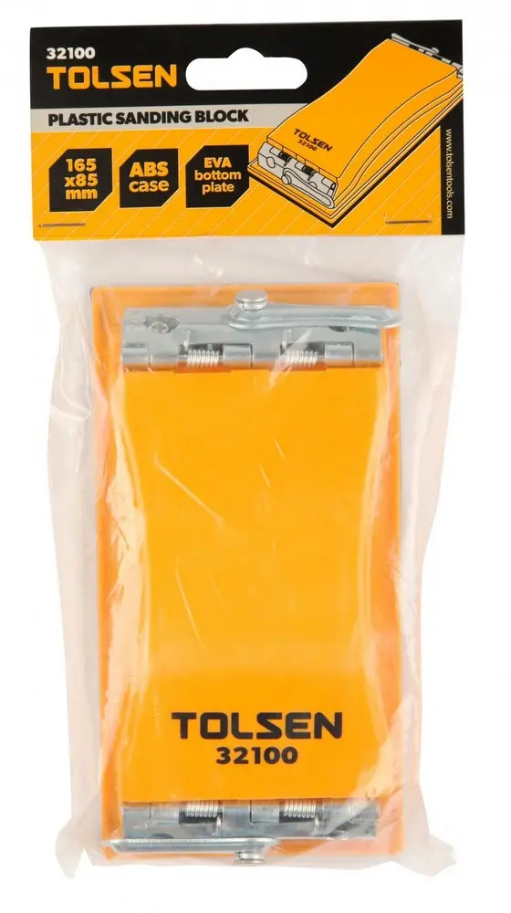 Bloc de slefuit TOLSEN din plastic 165x85 mm