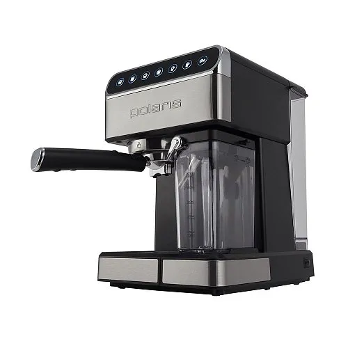 Espressor manual Polaris PCM 1535E Adore Cappuccino, 1400 W, Argintiu