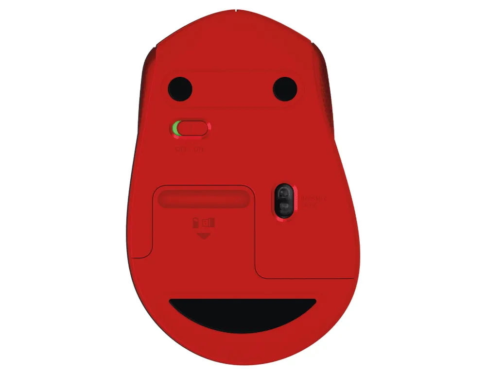 Mouse Wireless Logitech M330 Silent Plus, Roșu