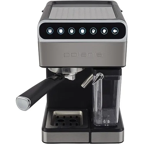 Espressor manual Polaris PCM 1535E Adore Cappuccino, 1400 W, Argintiu