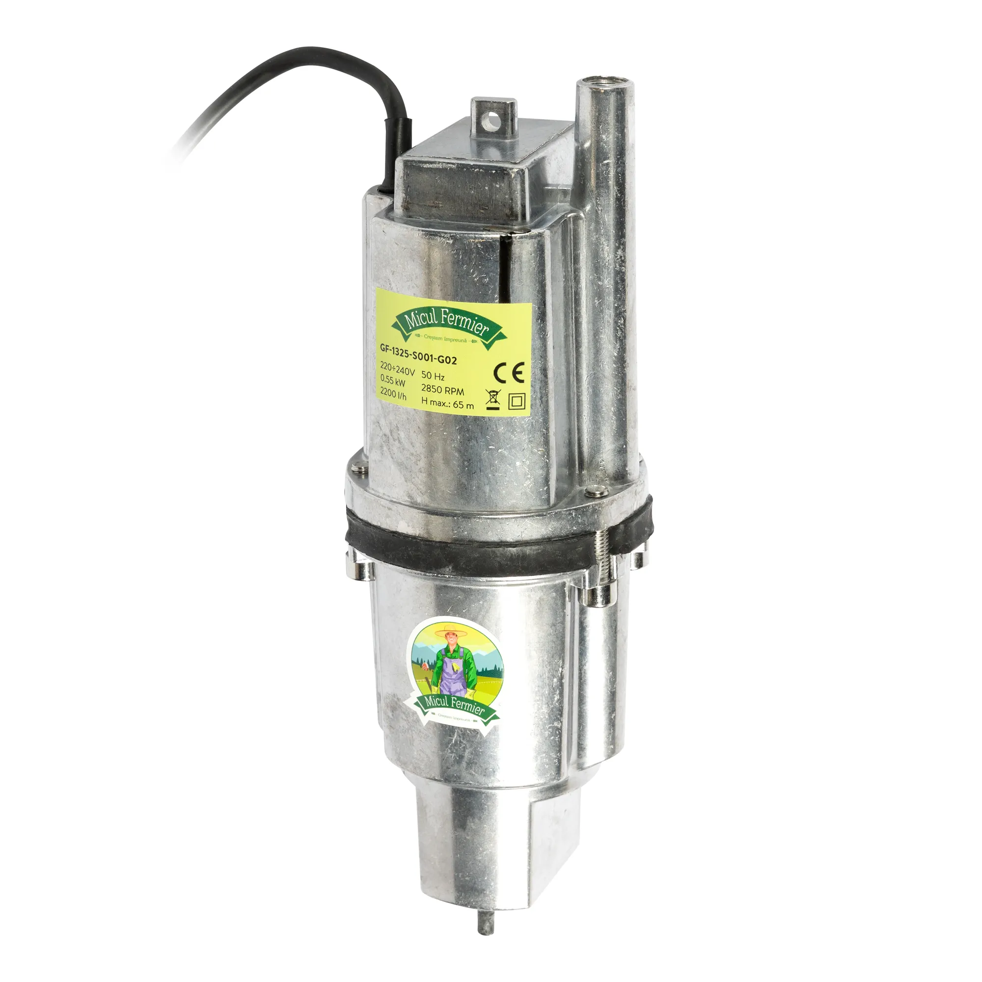 Pompa submersibila Micul Fermier 550W 2200l/h (Vibratie)