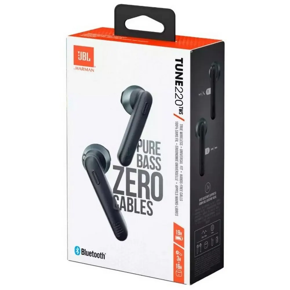 Căști JBL Tune 220TWS, Negru