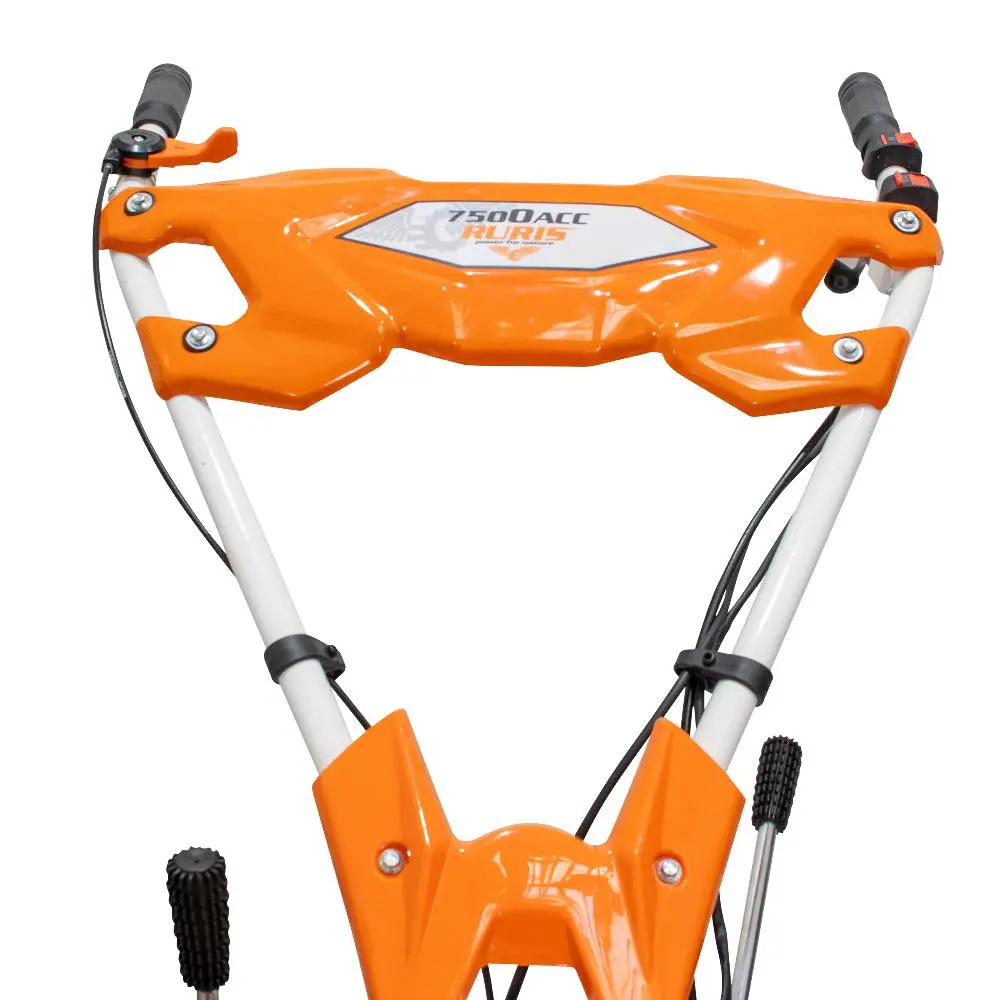 Motosapa Ruris 7500ACC3 + roti cauciuc 4.00-8+rarita ajustabila+plug+adaptor+dispozitiv cartofi+cultivator multifunctional+accesoriu tractat+roti metalice 400 fara manicot