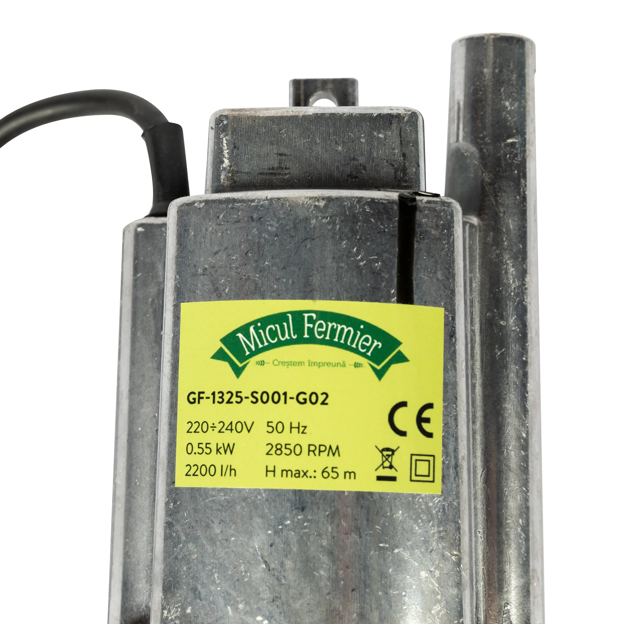 Pompa submersibila Micul Fermier 550W 2200l/h (Vibratie)