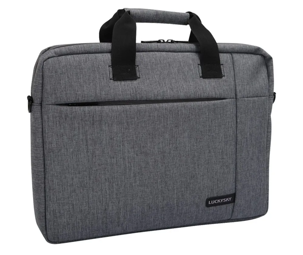 Geantă pentru Laptop Luckysky LSM8870, 15.6", Poliester, Gri