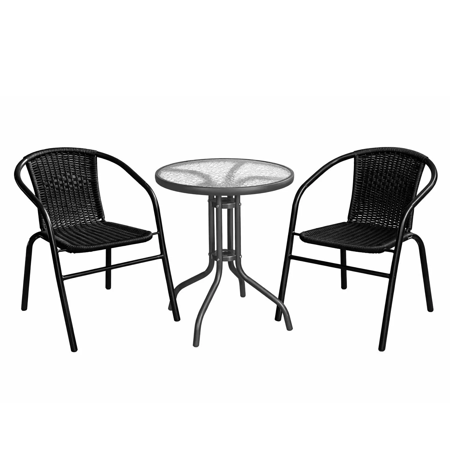 Set mobilier de gradina WALTZ BISTRO (negru)